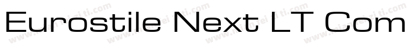 Eurostile Next LT Com Regular字体转换